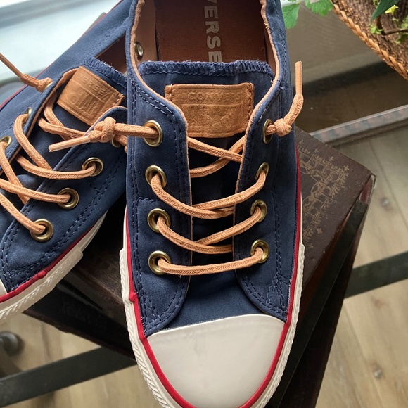 Converse Shorelines Navy Blue with Rope Laces - Size 9 - Picture 2 of 4